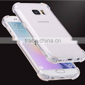 PC transparent case tpu mobile phone protective cover for samsung galaxy s6 phone covers