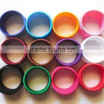 wholesale indian best multi-colored silk thread bangles lot