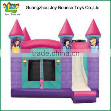 2015 new design princess bouncy inflatable castle for sale