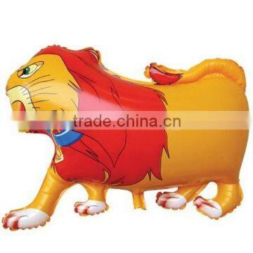 Lovely Lion shape mylar balloon,animal shape foil balloon/helium balloon/mylar balloon 65*60cm