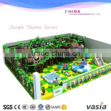 Jungle Theme children small indoor playground quipment prices with ball pit