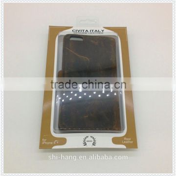 Plastic blister with colorful paper card packing for iphone cases