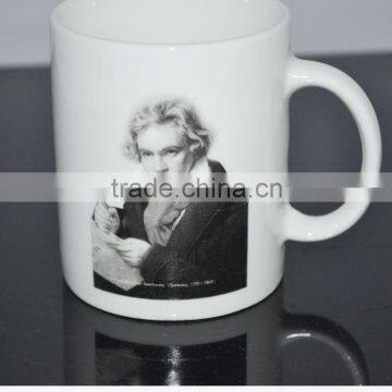 2015 White ceramic coffe cups With Handle