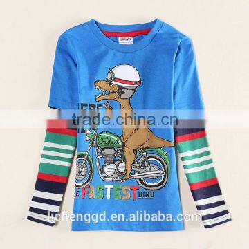 (A5655Y) children clothing nova kids wear baby boys t shirts 100%cotton printed funny cartoon animal parttern top casual wear