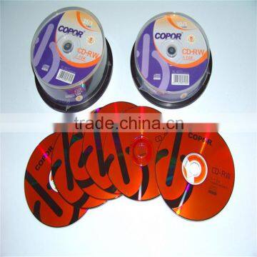 10pcs cake box OF blank cd-rw,rewritable cdr