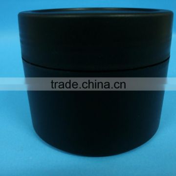 200ml PP cosmetic jar, plastic jar for cream,matte black cosmetic jar