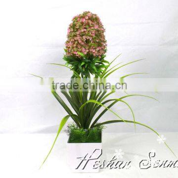 cheap garden ornaments wholesale price artificial topiary ball plant plastic bonsai plant