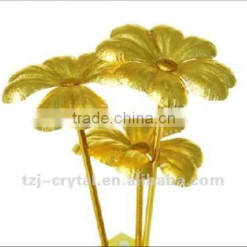 Gold foil clovers.Luckly clovers.Exquisite gift.