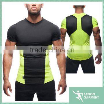 custom mens dry fit bodybuilding fitness compression gym t-shirts