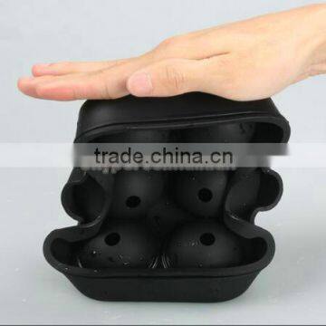 Silicone Round Ice Balls Maker Tray Six Large Sphere Molds Cube Whiskey Cocktails photo-6