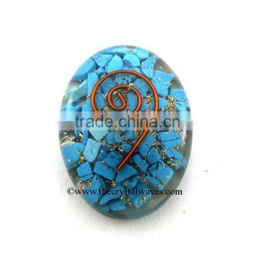 Turquoise Orgone Oval Cabochon