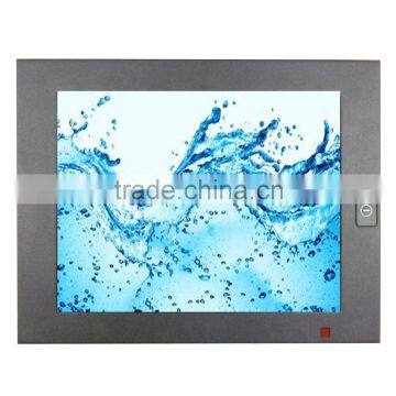 OEM accept 1024*768 high resolution 12.1 sunlight readable ip65 touch screen monitor