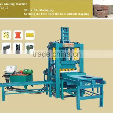 Semi automatic concrete paving block machine