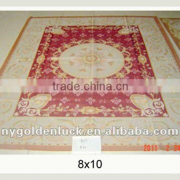 8x10 Sell 100% Hand Made Import Wool Aubusson Rugs