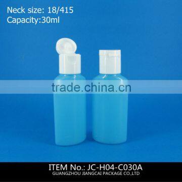 30ml flat plastic bottle