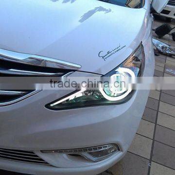 Car Accessories for Hyundai Sonata 2011 up Angel Eye Light Bar Head Lamp Modified Head Light (ISO9001&TS16949) Quality Choice photo-3