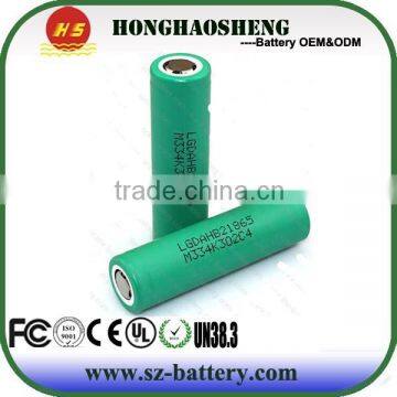 li-ion battery cells LG 18650 HB2 1500mah 3.7v 20C 30A high drain battery cell Rechargeable Batteries