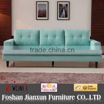 S014 velvet fabric sofa