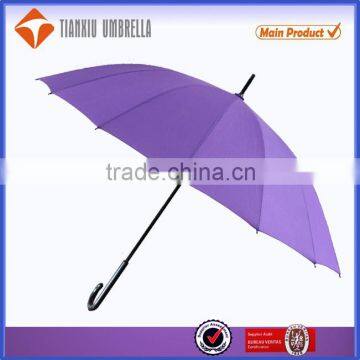 New product of umbrella for 2014 China,16k 16 Spokes Straight Umbrellas with Satin Fabric in Stock