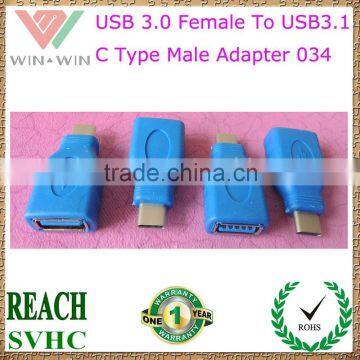 2015 Cheapest Price USB 3.0 Female To 3.1 Male USB-C Adapter 034