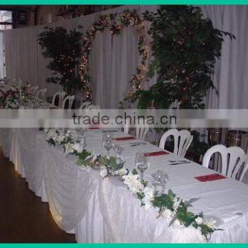 Events pipe and drape wedding backdrop