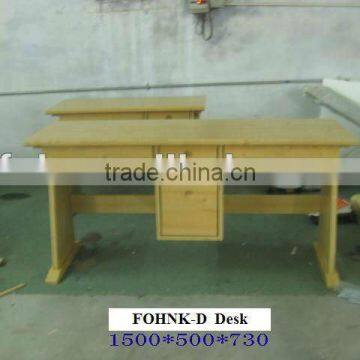 2 person school desk furniture, dorm desk (FOHNK-D)