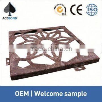 high quality lightweight wall panel with aluminum alloy sheet 6061 6063 6082 t6