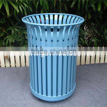 Metal furniture outdoor metal street waste bin