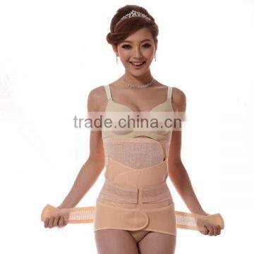 3 in 1 Set Pregnant Woman Corset Postpartum Girdle photo-3