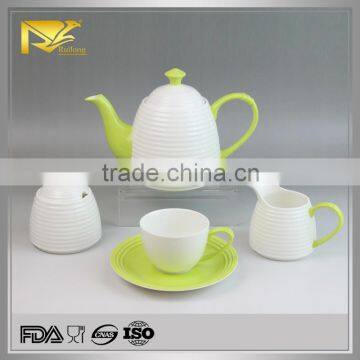 China Supplier Ceramic Tea Pot, White Ceramic Coffee Pot photo-2