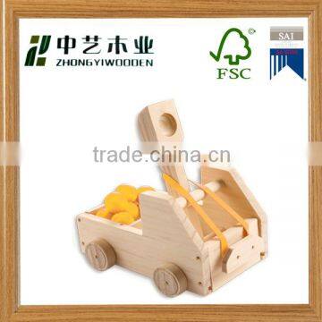 OEM eco-friendly assembled educational small wooden car toys for kids