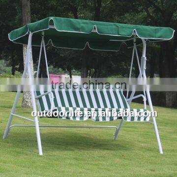 Cheap outdoor patio swing chair, three person swing chair for adult