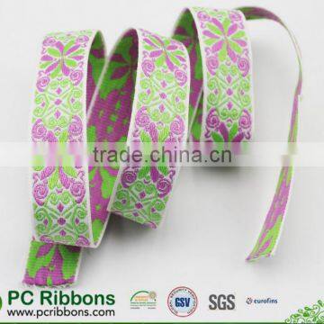 2016 Hot sale woven jacquard ribbon