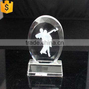 3D Laser Crystal Dancing mini Cube for gift