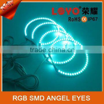 New design for led angel eyes with driver RGB headlight ring