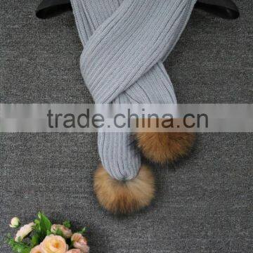 European Classic Checked Wool Fashion Knitting Scarf
