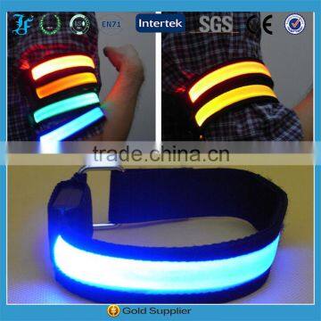 2015 Hot Sale custom slap wristband, glow in dark slap bracelet,led arm band