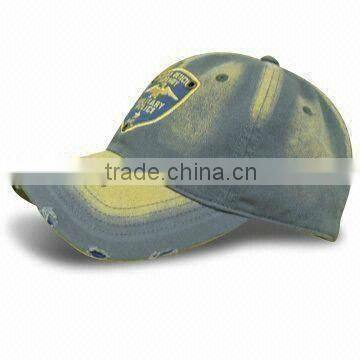 Hard washed cowboy hat