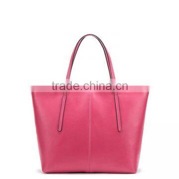Korean Tote Bag Woman Bags Genuine Leather File Handbag in Wholesale photo-4