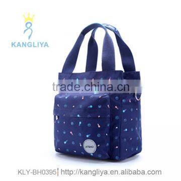 Small nylon tote mommy bag korean fashion pregnancy bag wide strap tote handbag