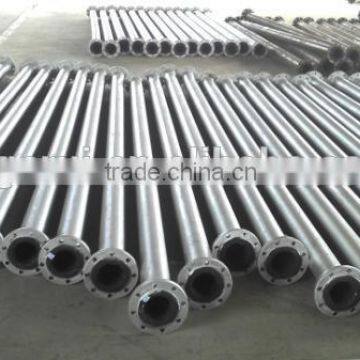 excellent mining long life span composite steel and rubber pipe