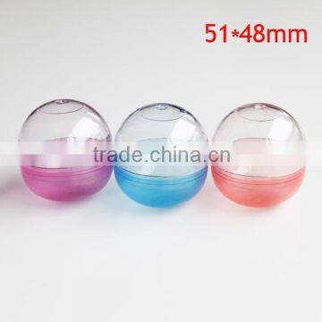 Empty Toy Capsules Oval Shape 51*48MM