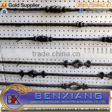 2014 China Producer Manufactucturer Factory Sand Hand Hammered Blasting Iron Wrought Iron Picket for Iron Gate Fence ,railings photo-2