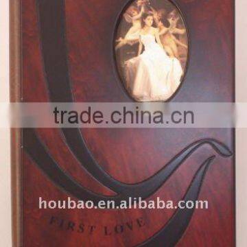 Wedding Dress Photo Wooden Album Cover