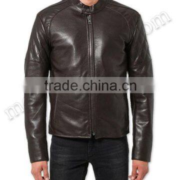 Men Graceful Plain Stylish Fashion Leather Jackets