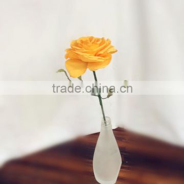 Handmade BIG Paper Flower, Wedding decoration rose, large crepe paper rose, yellow crepe paper rose