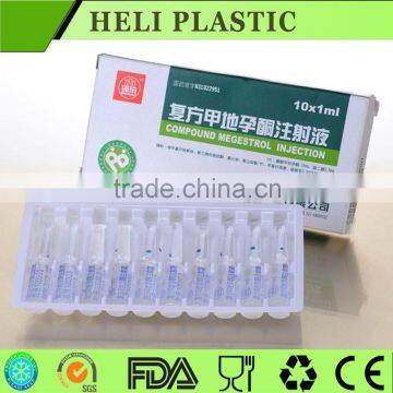 plastic surgical instrument vial tray/carton/box