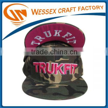 Fashion Young double embroiedered camo baseball cap