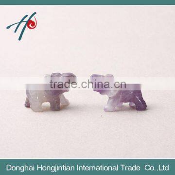 Wholesale Amethyst Quartz Elephant For Gift