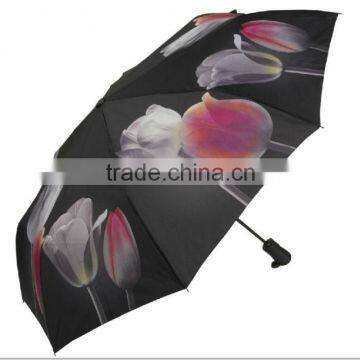 Hot Sell Flower Solar Charger Umbrella , Tulip Umbrella